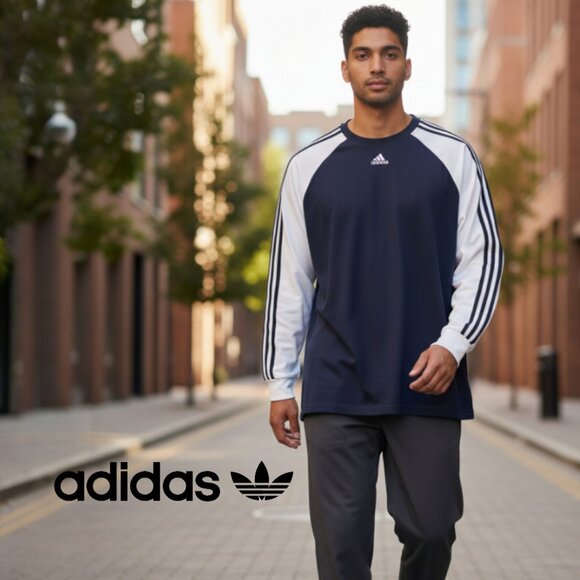 adidas Other - Adidas Mens Long Sleeve Varsity Lightweight Performance Athletic Shirt